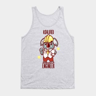 Koalified Engineer - Koala Animal Pun Tank Top